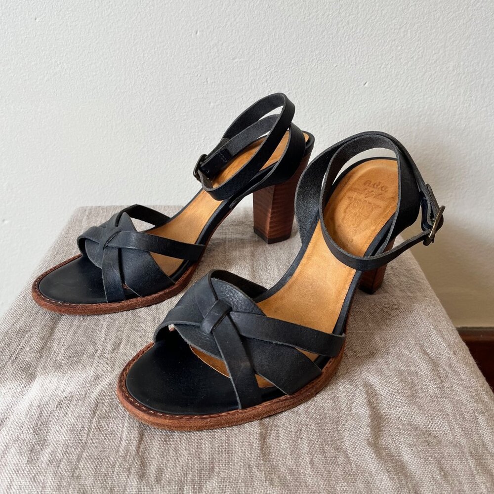 Handmade leather heels from n.d.c.